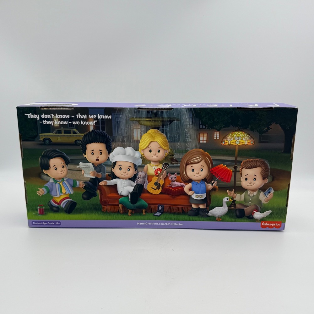 Fisher-Price Little People Collector Friends The Television Series Set HPH05 NEW - Picture 2 of 6
